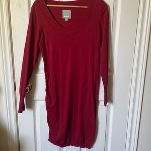 RED BENCH SWEATER DRESS